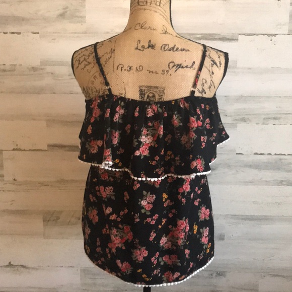 Black Floral No Boundaries Blouse - Picture 4 of 9